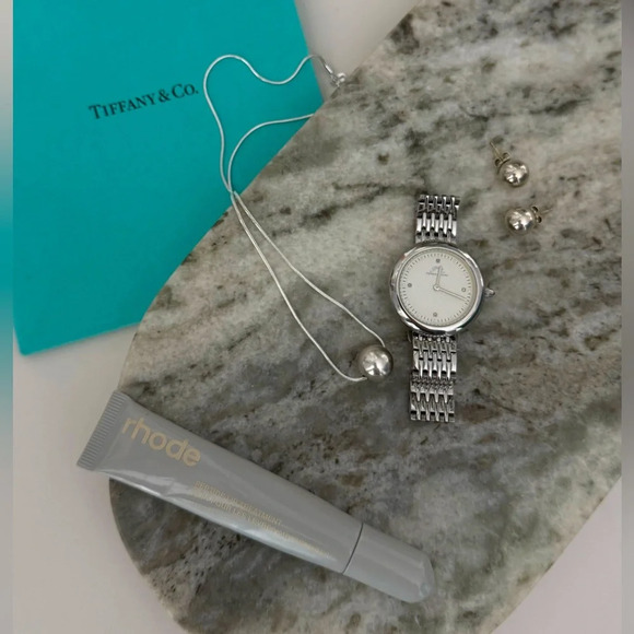 Tiffany & Co - Tiffany bead on sterling silver chain - Picture 4 of 10